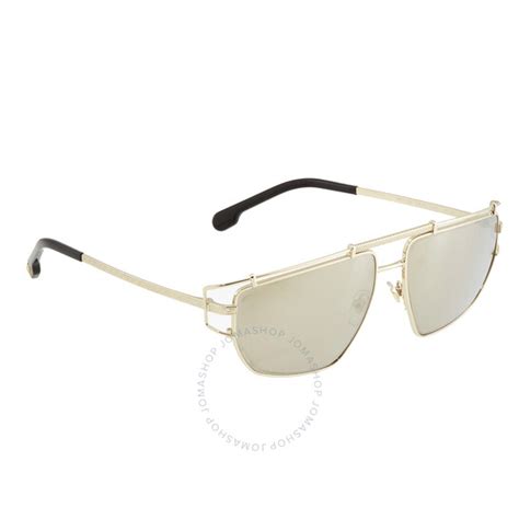 versace ve2202|Versace Light Brown Mirror Dark Gold Rectangular Men's.